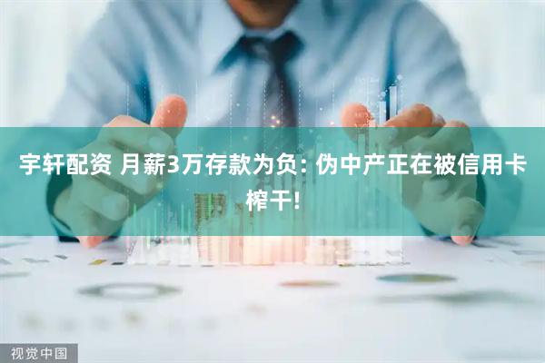 宇轩配资 月薪3万存款为负: 伪中产正在被信用卡榨干!